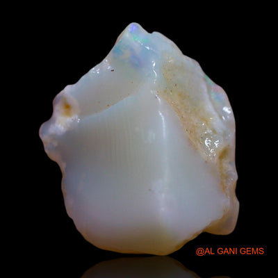 Natural Fire Opal Gemstone 2.00 Cts Loose Fancy Rough From Australia 12x10x5 mm RG-361