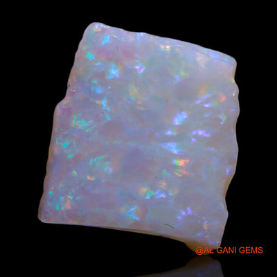 Natural Fire Opal Gemstone 2.00 Cts Loose Fancy Rough From Australia 9x9x4 mm RG-362