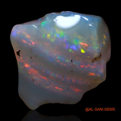 Natural Untreated Fire Opal Loose Gemstone Fancy Rough From Australia 2.00 Cts 12x10x5 mm RG-364