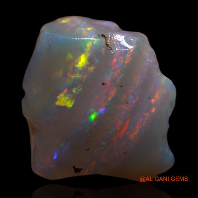 Natural Untreated Fire Opal Loose Gemstone Fancy Rough From Australia 2.00 Cts 12x10x5 mm RG-364