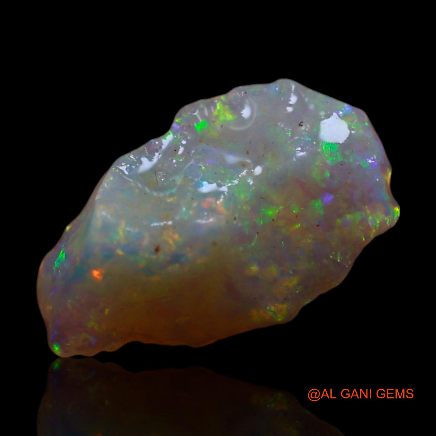 1.00 Cts Natural Australian Fire Opal Fancy Rough Loose Gemstone For Jewelry 12x7x4 mm RG-365
