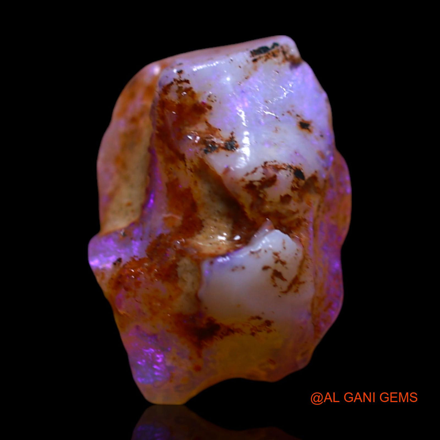 2.00 Cts Natural Australian Fire Opal Loose Gemstone Fancy Rough 12x8x5 mm RG-367