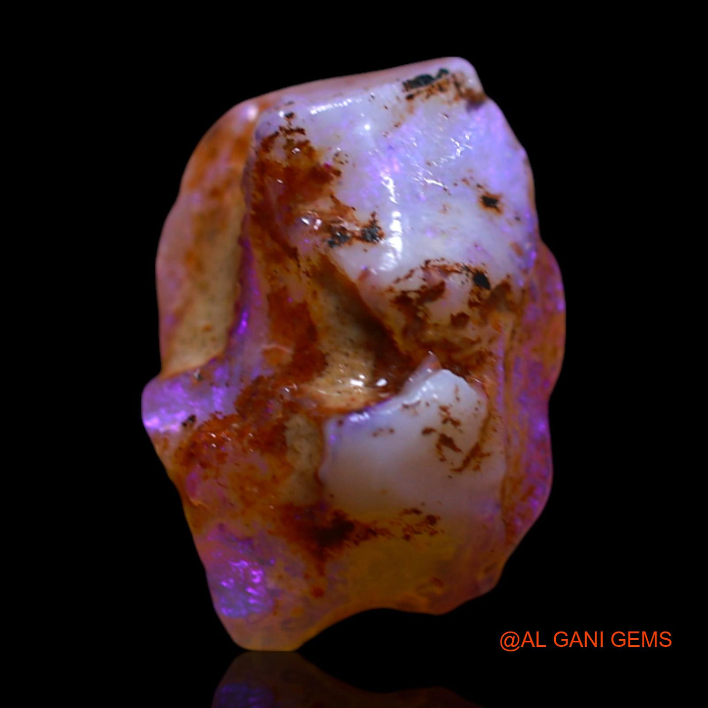 2.00 Cts Natural Australian Fire Opal Loose Gemstone Fancy Rough 12x8x5 mm RG-367