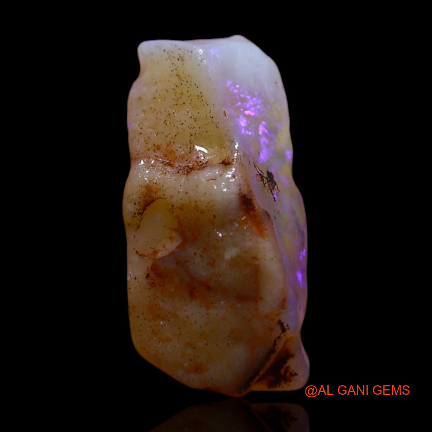 1.80 Cts Natural Australian Fire Opal Loose Gemstone Fancy Rough 13x5x4 mm RG-369