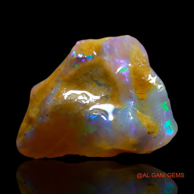 1.00 Cts Unheated Australian Fire Opal Loose Gemstone Fancy Rough Natural 11x8x3 mm RG-371