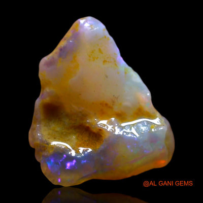 1.00 Cts Unheated Australian Fire Opal Loose Gemstone Fancy Rough Natural 11x8x3 mm RG-371