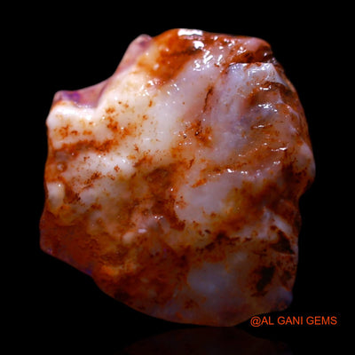 1.00 Cts Natural Australian Fire Opal Loose Gemstone Fancy Rough 11x10x2 mm RG-372