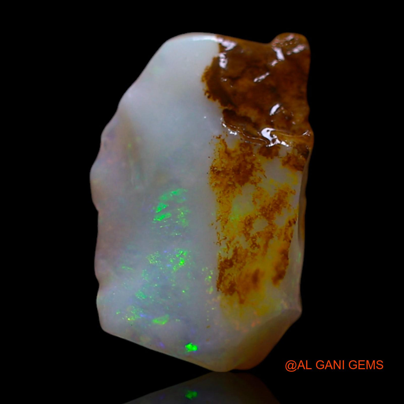2.00 Cts Natural Australian Fire Opal Loose Gemstone Fancy Rough 12x7x4 mm RG-375