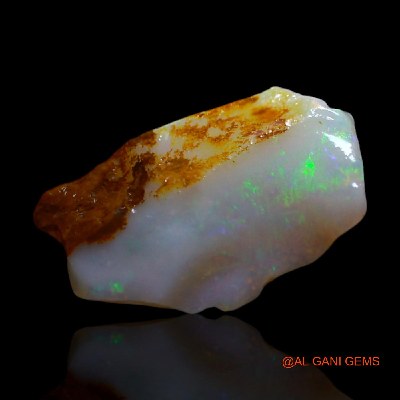 2.00 Cts Natural Australian Fire Opal Loose Gemstone Fancy Rough 12x7x4 mm RG-375