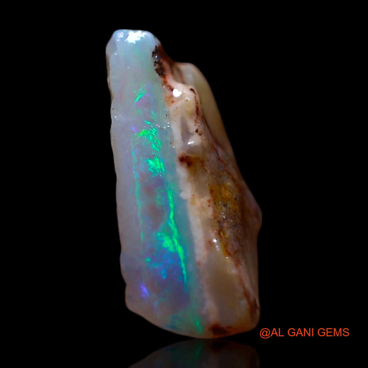 1.00 Cts Natural Australian Fire Opal Loose Gemstone Fancy Rough 11x7x4 mm RG-381