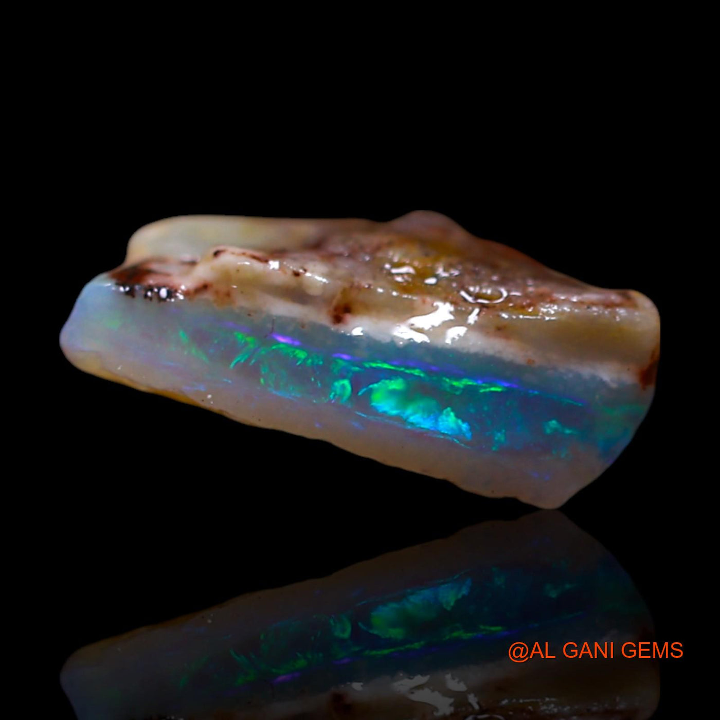 1.00 Cts Natural Australian Fire Opal Loose Gemstone Fancy Rough 11x7x4 mm RG-381