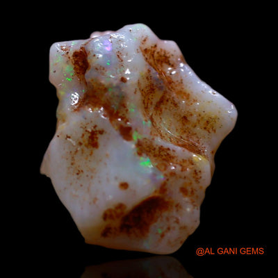 Natural Fire Opal Gemstone 2.00 Cts Loose Fancy Rough From Australia 12x9x5 mm RG-382