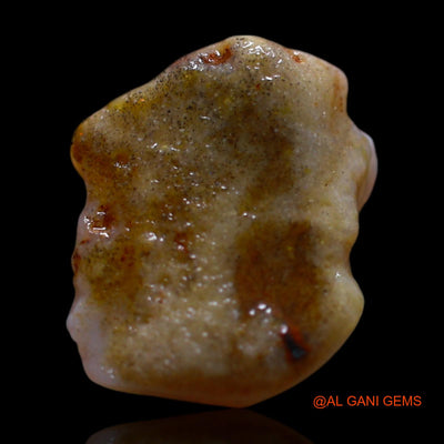 Natural Fire Opal Gemstone 2.00 Cts Loose Fancy Rough From Australia 12x9x5 mm RG-382