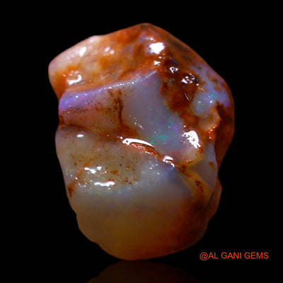 Natural Untreated Fire Opal Loose Gemstone Fancy Rough From Australia 2.00 Cts 10x8x6 mm RG-383