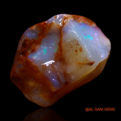 Natural Untreated Fire Opal Loose Gemstone Fancy Rough From Australia 2.00 Cts 10x8x6 mm RG-383