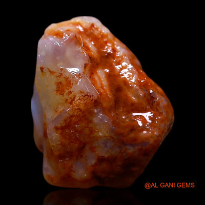 Natural Untreated Fire Opal Loose Gemstone Fancy Rough From Australia 2.00 Cts 10x8x6 mm RG-383