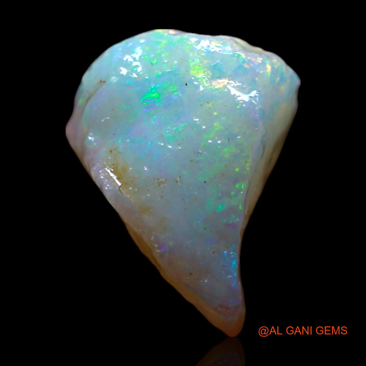 2.00 Cts Natural Australian Fire Opal Loose Gemstone Fancy Rough 10x7x6 mm RG-386