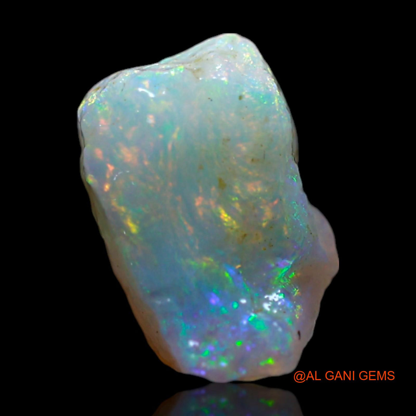 2.00 Cts Natural Australian Fire Opal Loose Gemstone Fancy Rough 10x7x6 mm RG-386