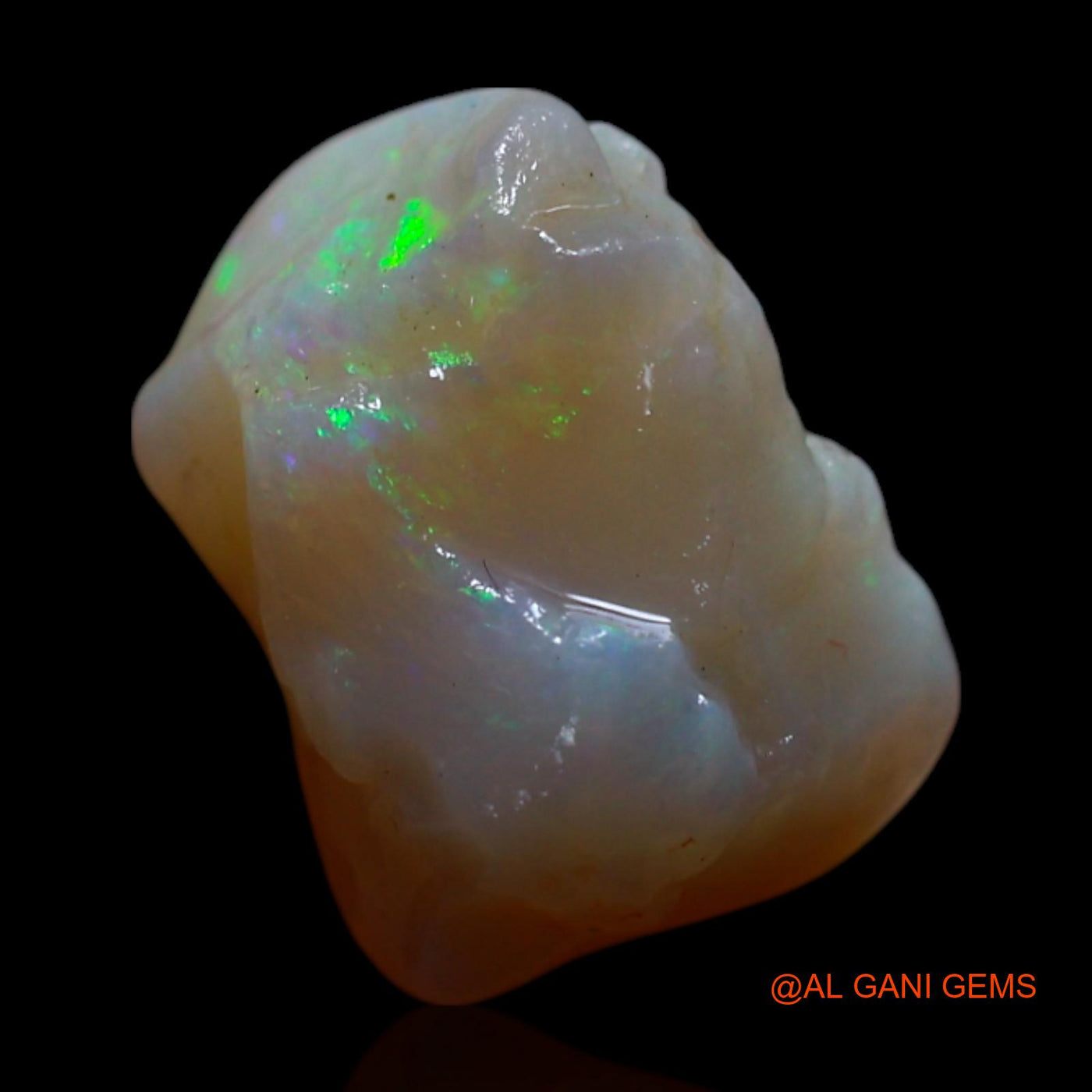 3.00 Cts Natural Australian Fire Opal Loose Gemstone Fancy Rough 10x7x7 mm RG-387