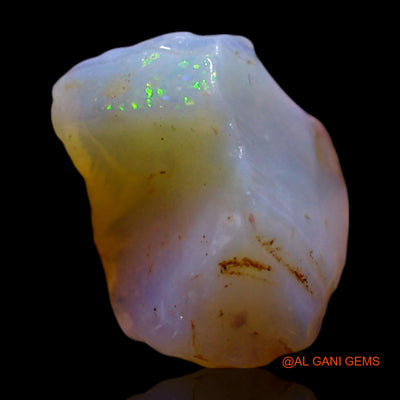 Natural Untreated Fire Opal Loose Gemstone Fancy Rough From Australia 2.00 Cts 10x8x6 mm RG-388