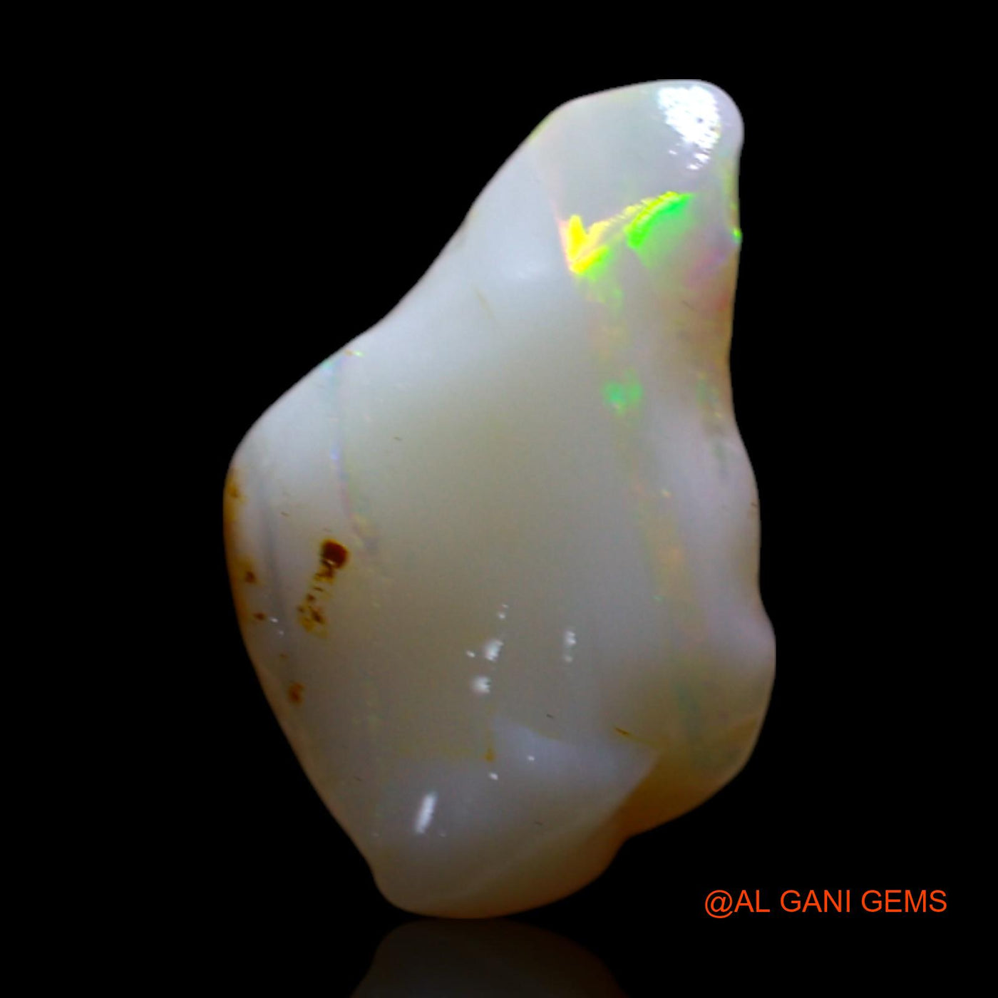 2.00 Cts Unheated Australian Fire Opal Loose Gemstone Fancy Rough Natural 10x9x6 mm RG-389