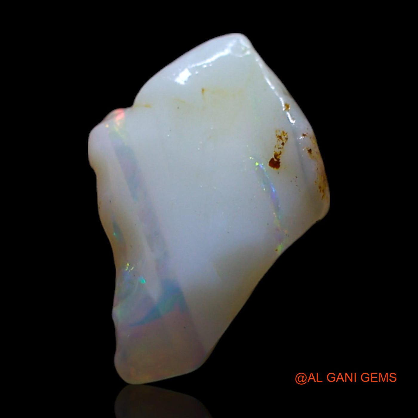 2.00 Cts Unheated Australian Fire Opal Loose Gemstone Fancy Rough Natural 10x9x6 mm RG-389