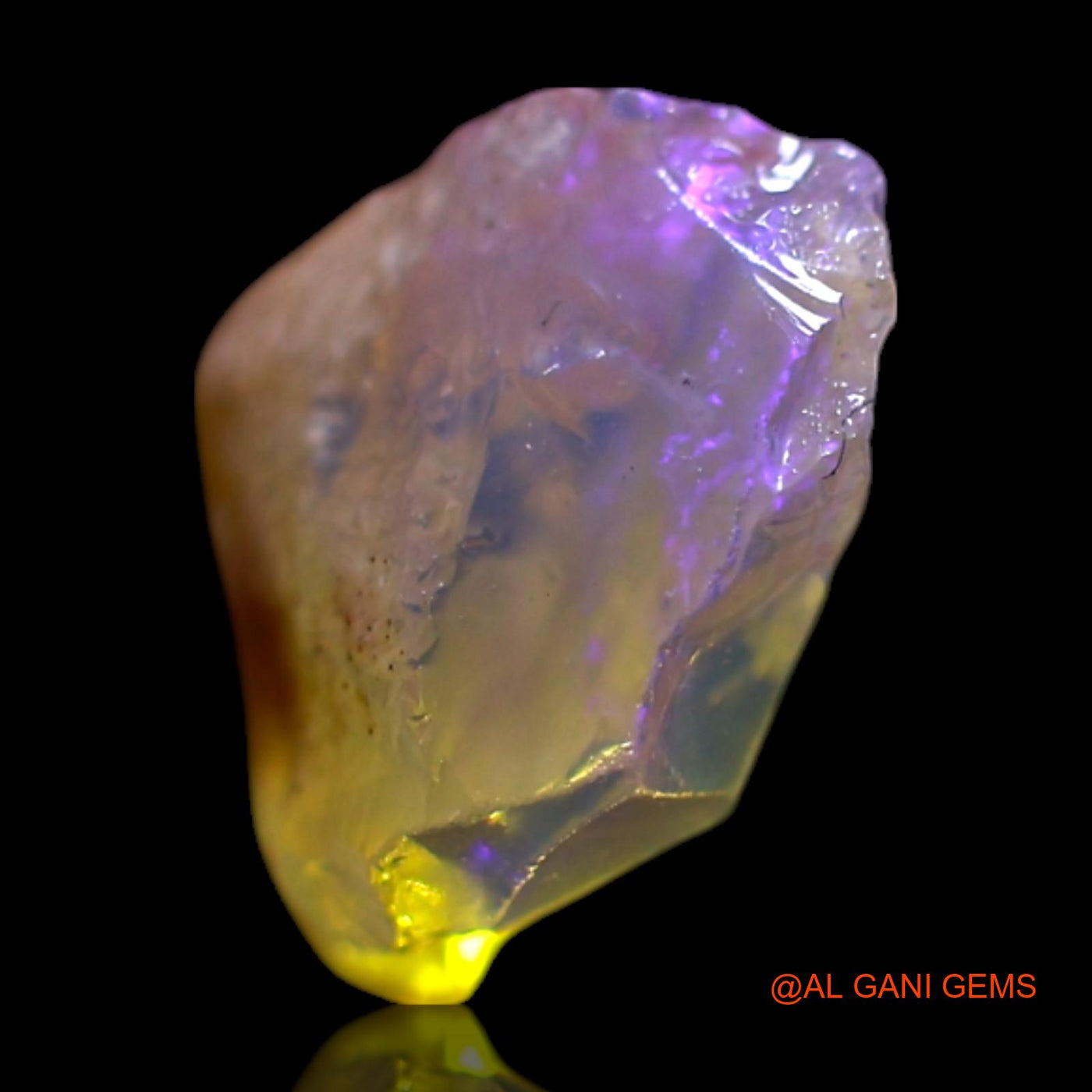 2.00 Cts Unheated Australian Fire Opal Loose Gemstone Fancy Rough Natural 10x8x5 mm RG-390