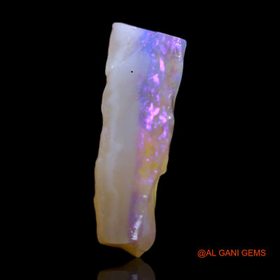 Natural Fire Opal Gemstone 1.00 Cts Loose Fancy Rough From Australia 10x8x3 mm RG-392