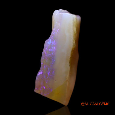 Natural Fire Opal Gemstone 1.00 Cts Loose Fancy Rough From Australia 10x8x3 mm RG-392