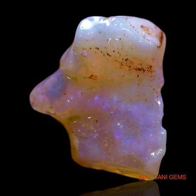 1.00 Cts Natural Australian Fire Opal Fancy Rough Loose Gemstone For Jewelry 10x9x3 mm RG-393