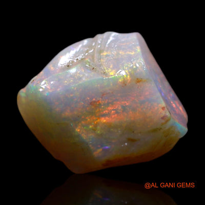 1.50 Cts Natural Australian Fire Opal Loose Gemstone Fancy Rough 8x7x4 mm RG-396