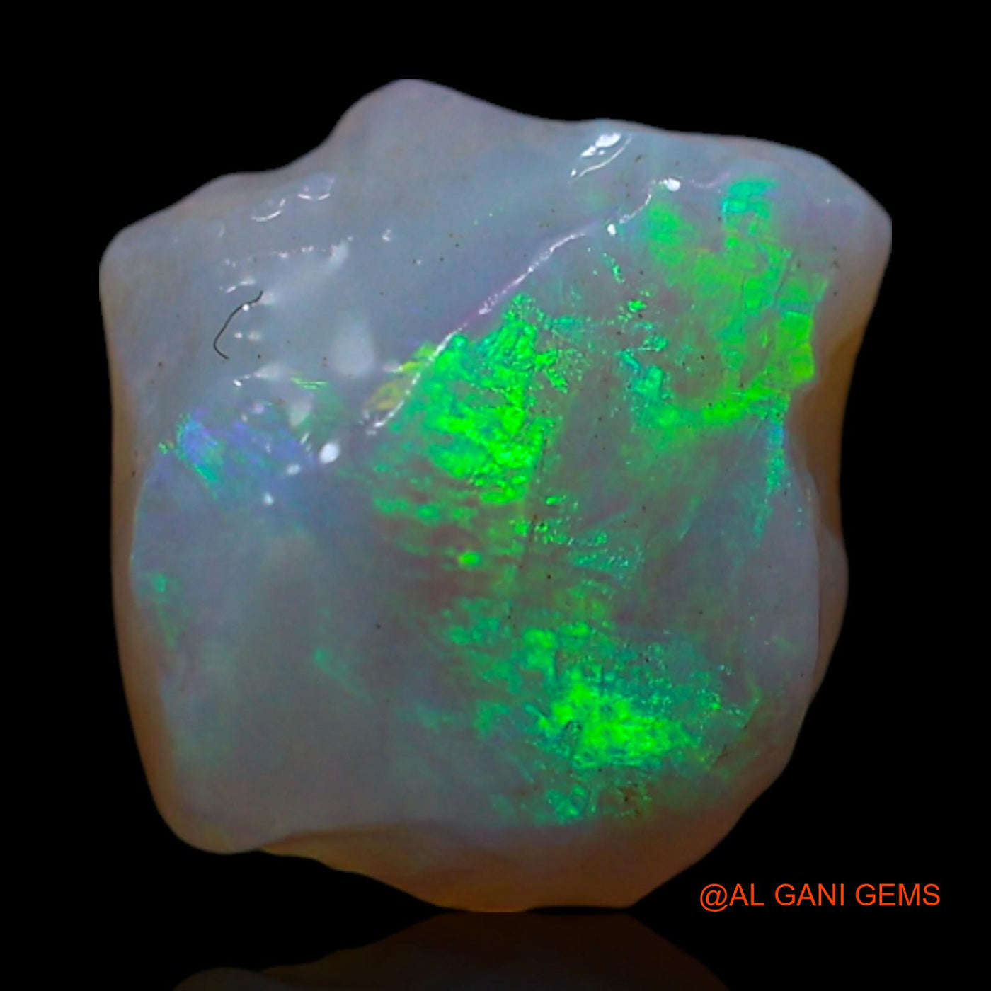 1.00 Cts Natural Australian Fire Opal Loose Gemstone Fancy Rough 9x8x4 mm RG-398