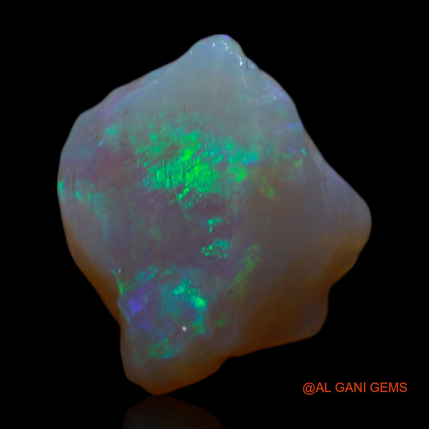 1.00 Cts Natural Australian Fire Opal Loose Gemstone Fancy Rough 9x8x4 mm RG-398