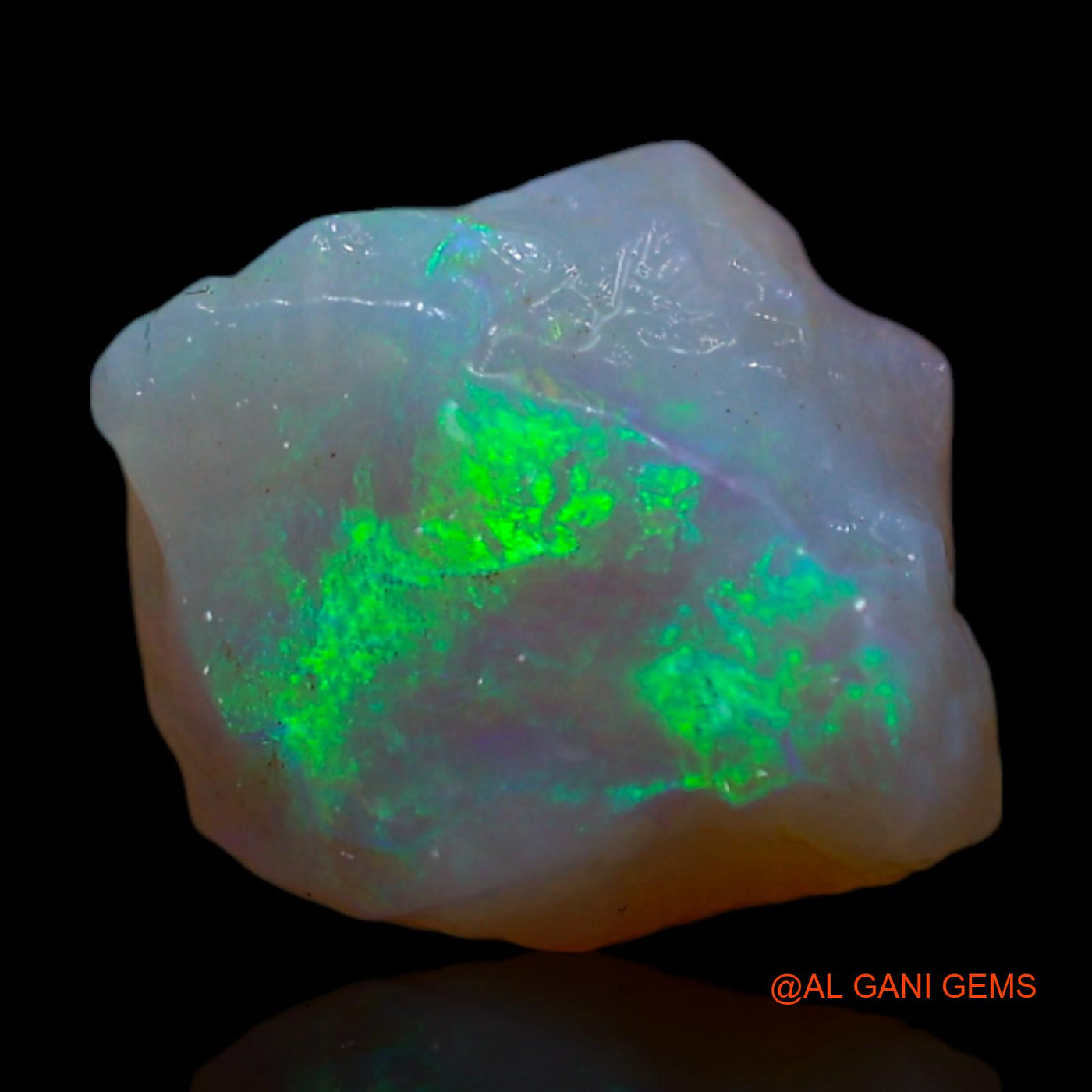 1.00 Cts Natural Australian Fire Opal Loose Gemstone Fancy Rough 9x8x4 mm RG-398