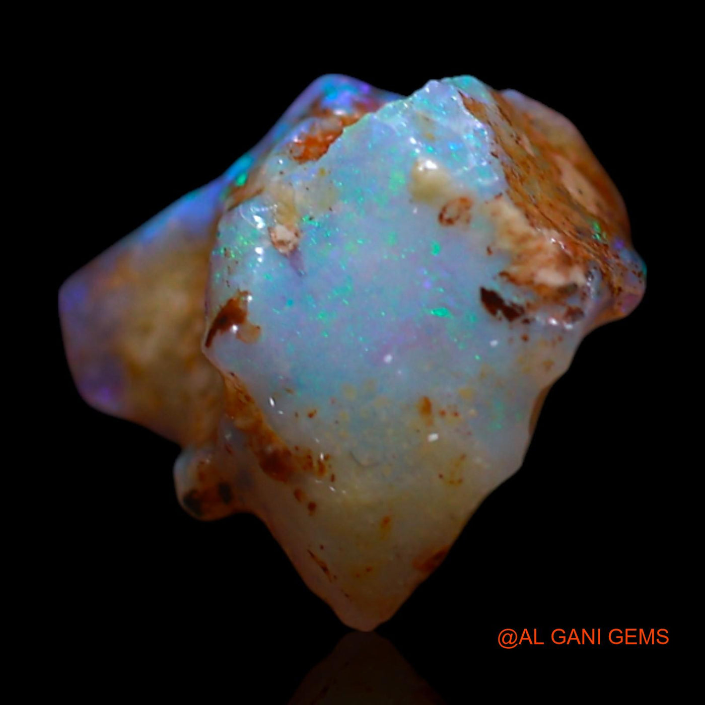 2.00 Cts Natural Australian Fire Opal Loose Gemstone Fancy Rough 10x8x5 mm RG-399
