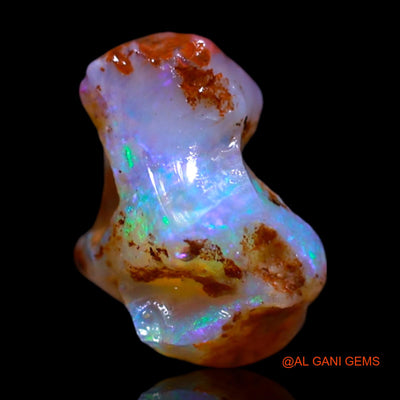 2.00 Cts Natural Australian Fire Opal Loose Gemstone Fancy Rough 10x8x5 mm RG-399