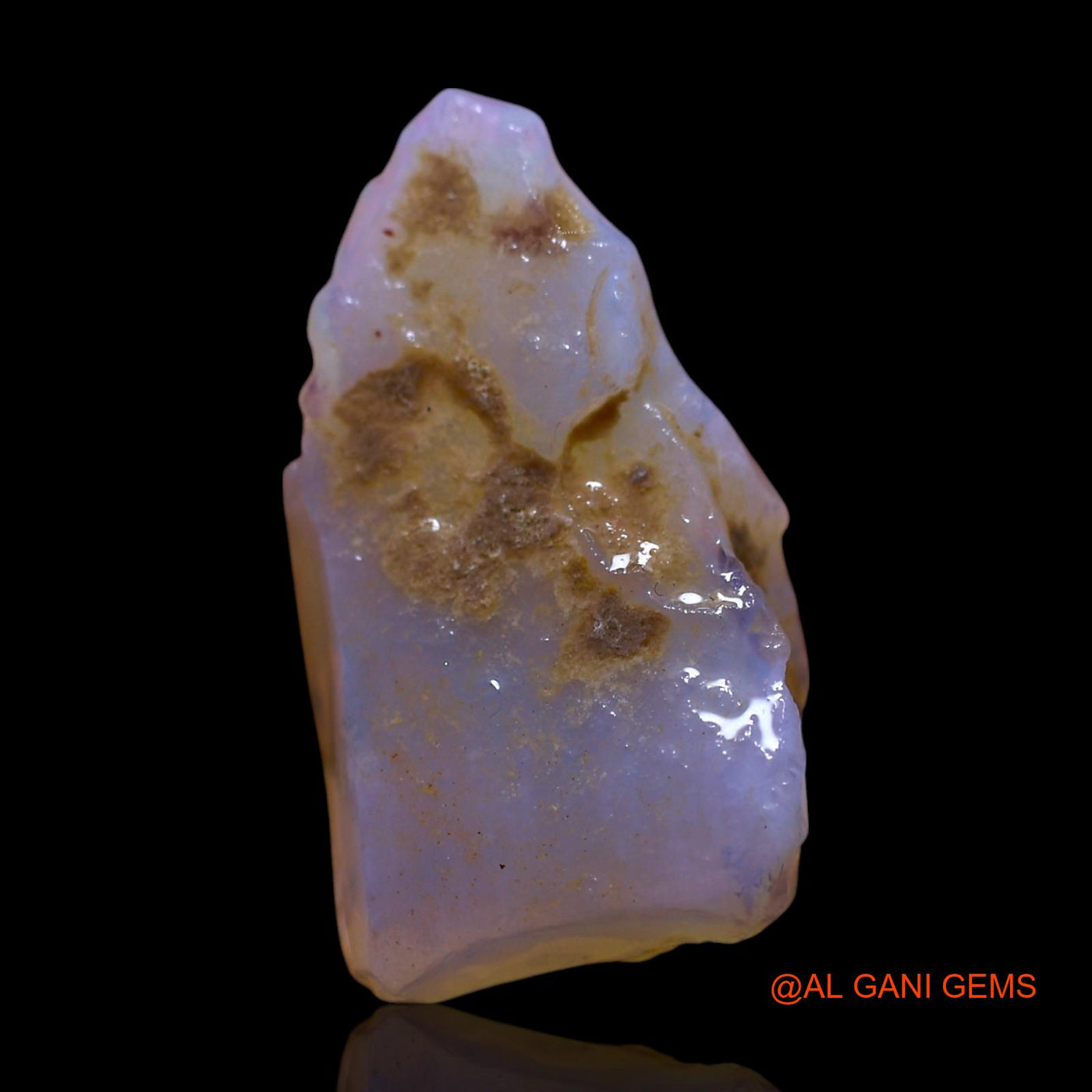 Natural Fire Opal Gemstone 9.00 Cts Loose Fancy Rough From Australia 21x12x7 mm RG-404