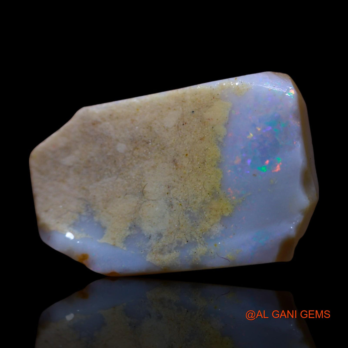 3.00 Cts Unheated Australian Fire Opal Loose Gemstone Fancy Rough Natural 18x12x2 mm RG-405