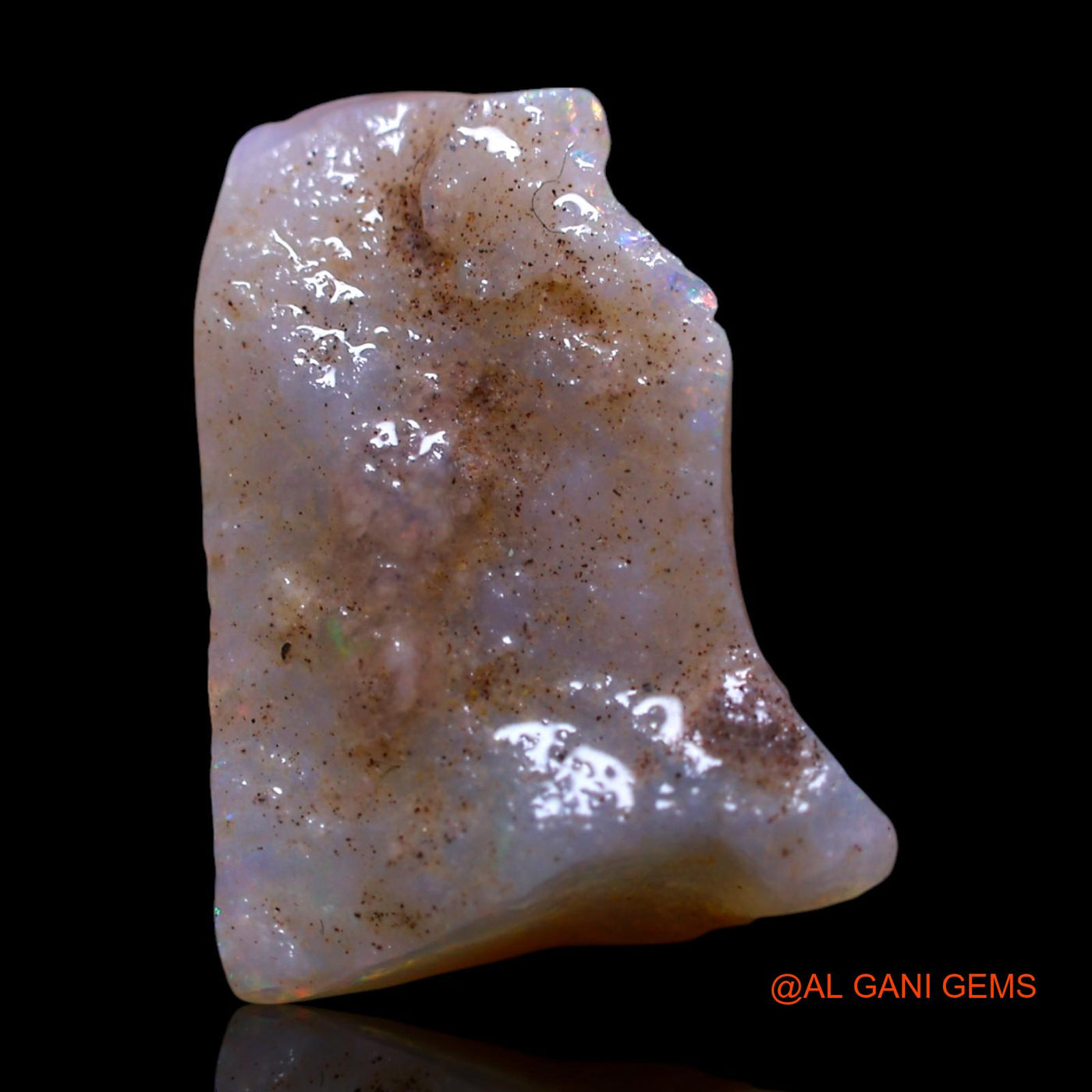 4.00 Cts Natural Australian Fire Opal Loose Gemstone Fancy Rough 17x13x4 mm RG-407