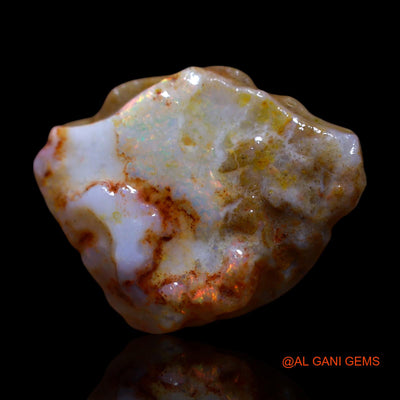 5.00 Cts Natural Australian Fire Opal Loose Gemstone Fancy Rough 18x14x5 mm RG-408