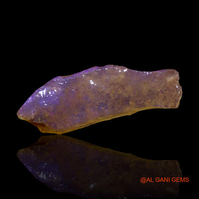 Natural Fire Opal Gemstone 2.00 Cts Loose Fancy Rough From Australia 12x8x3 mm RG-410