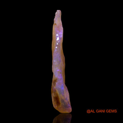 Natural Fire Opal Gemstone 2.00 Cts Loose Fancy Rough From Australia 12x8x3 mm RG-410