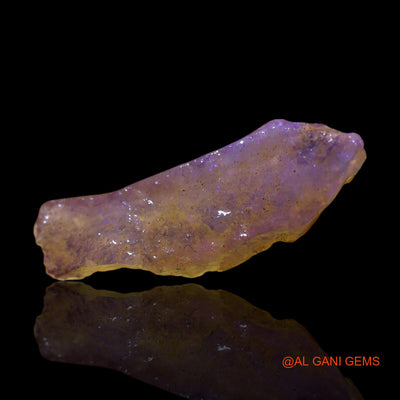 Natural Fire Opal Gemstone 2.00 Cts Loose Fancy Rough From Australia 12x8x3 mm RG-410