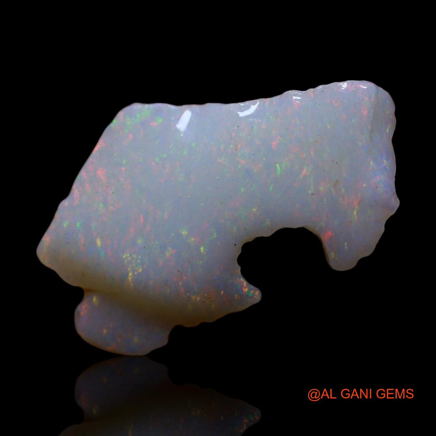 4.00 Cts Natural Australian Fire Opal Fancy Rough Loose Gemstone For Jewelry 18x10x6 mm RG-411