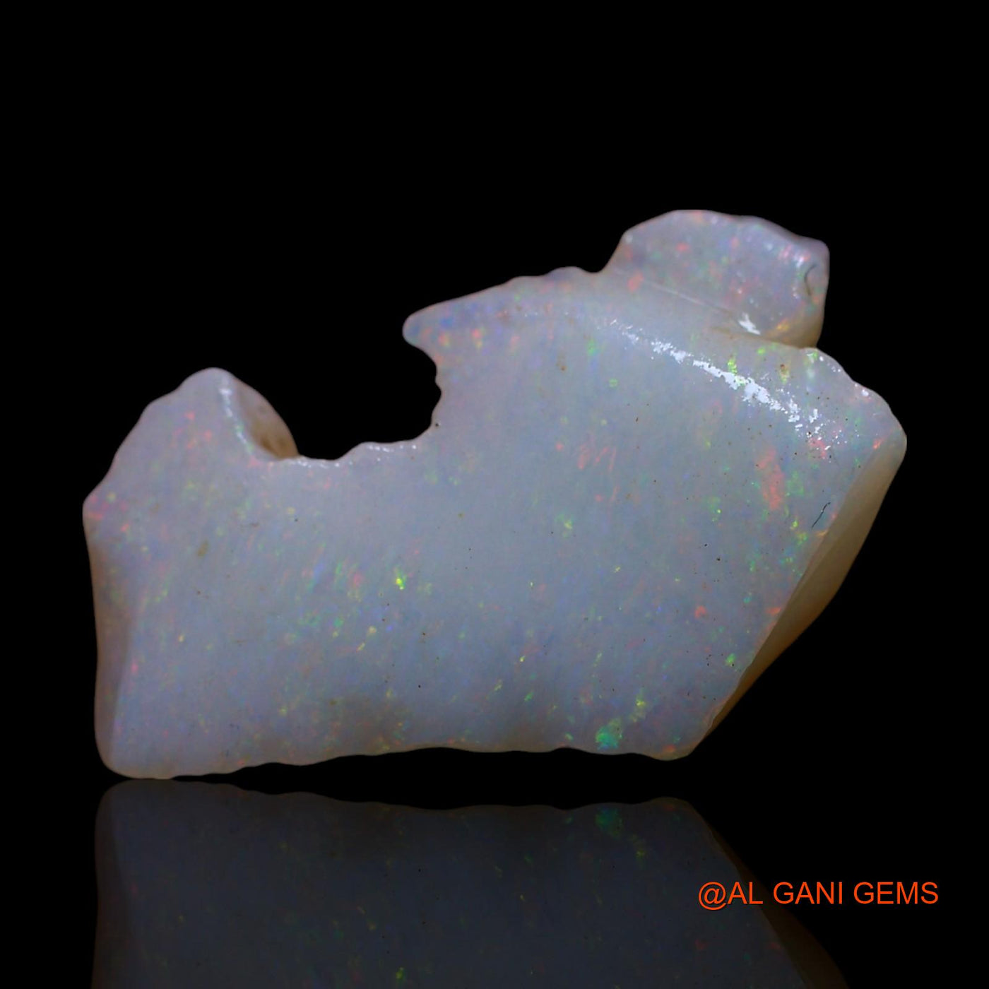 4.00 Cts Natural Australian Fire Opal Fancy Rough Loose Gemstone For Jewelry 18x10x6 mm RG-411