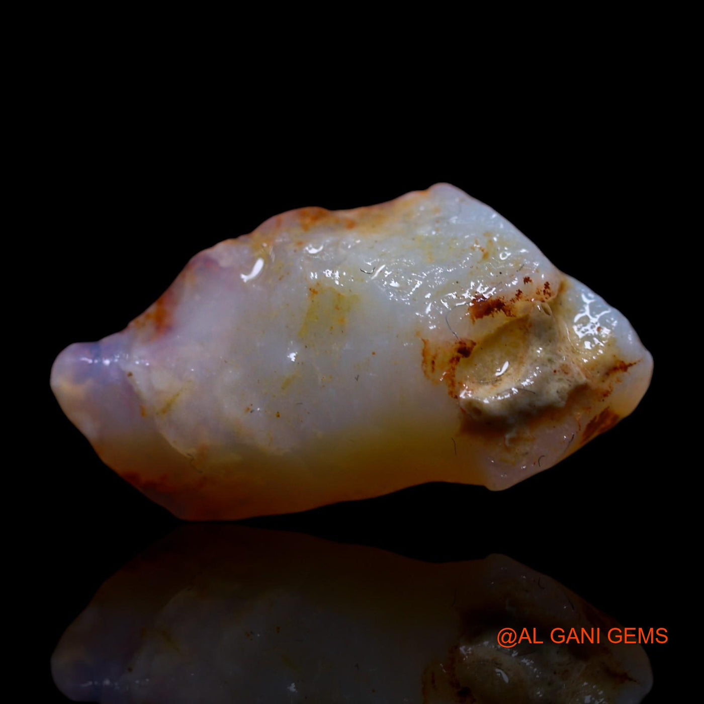4.00 Cts Unheated Australian Fire Opal Loose Gemstone Fancy Rough Natural 19x10x5 mm RG-412