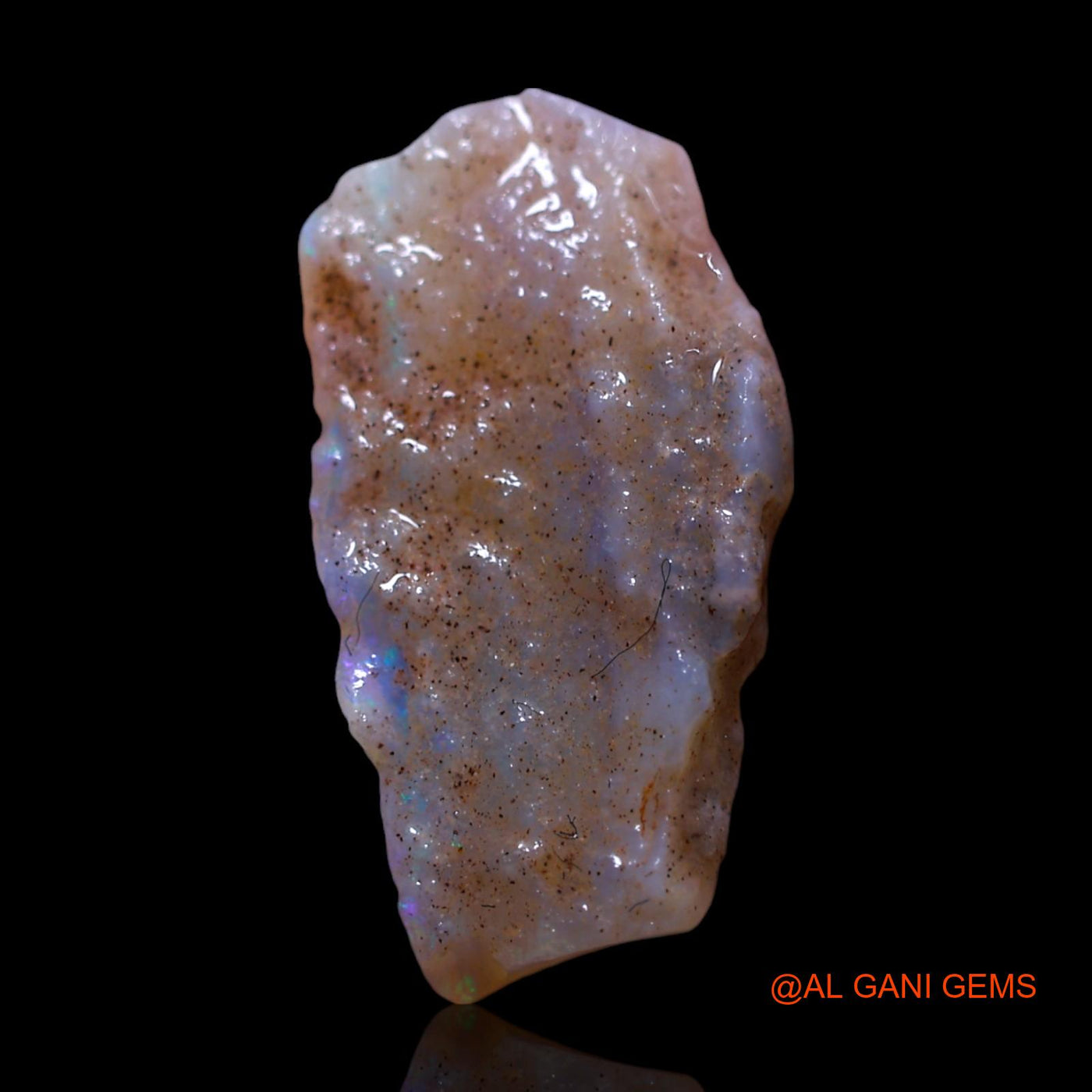 2.00 Cts Natural Australian Fire Opal Fancy Rough Loose Gemstone For Jewelry 18x9x2 mm RG-413