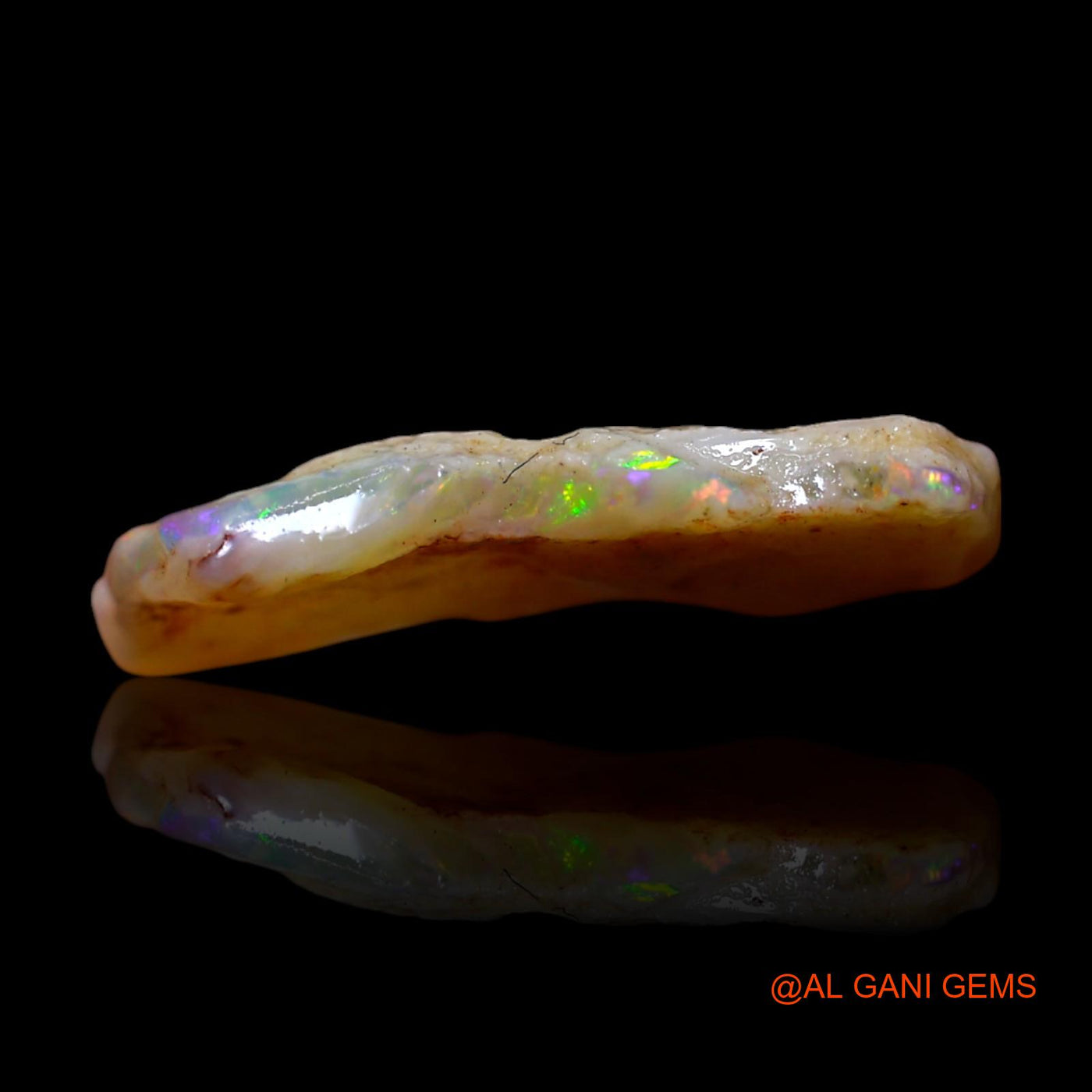 2.00 Cts Natural Australian Fire Opal Loose Gemstone Fancy Rough 18x8x3 mm RG-414