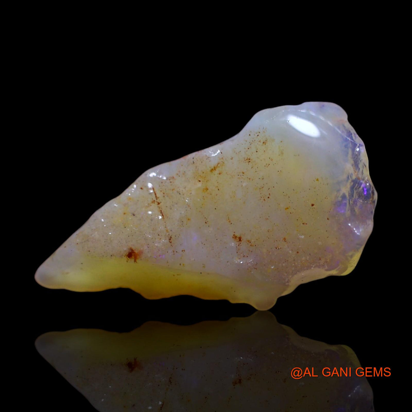 2.00 Cts Natural Australian Fire Opal Fancy Rough Loose Gemstone For Jewelry 18x9x4 mm RG-415