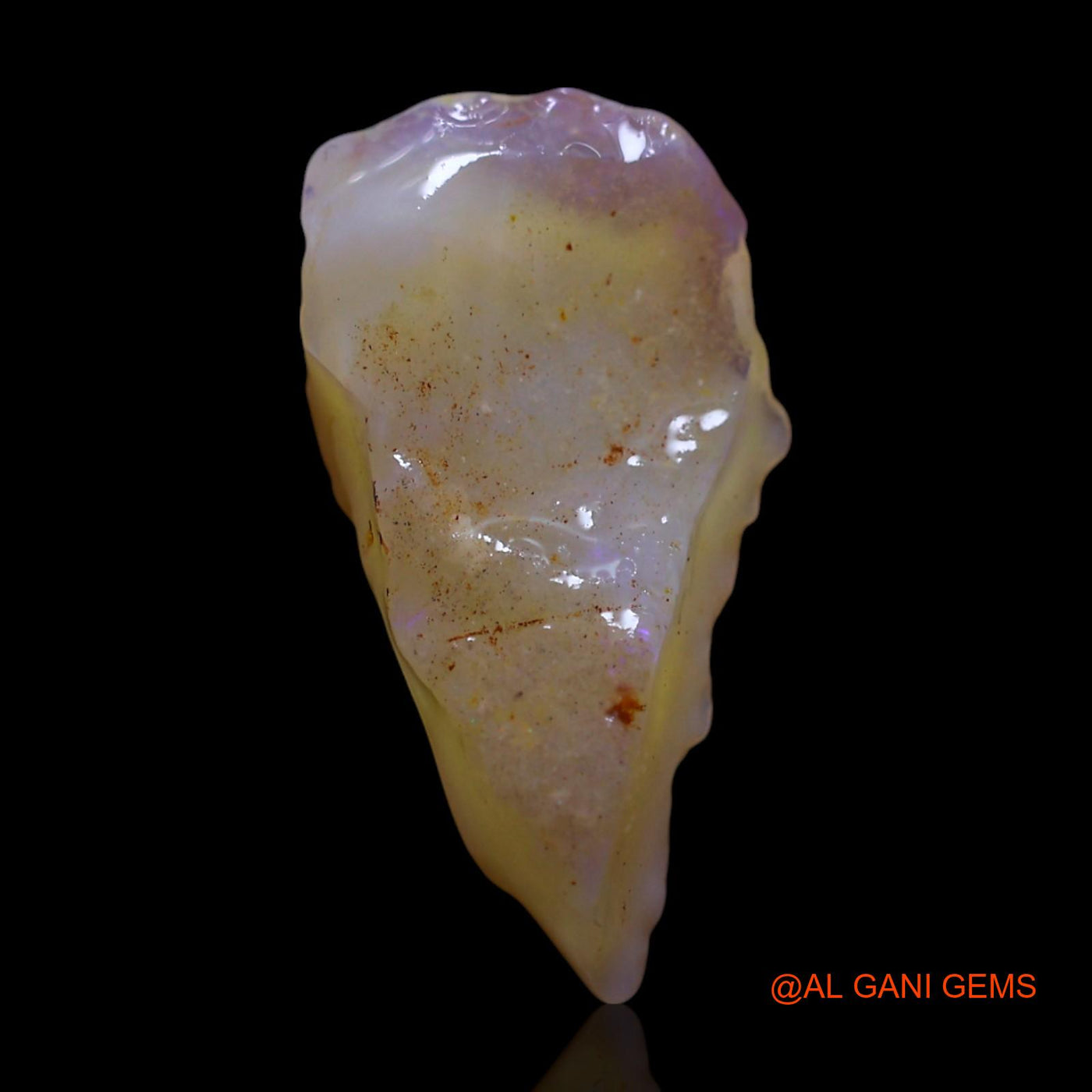 2.00 Cts Natural Australian Fire Opal Fancy Rough Loose Gemstone For Jewelry 18x9x4 mm RG-415